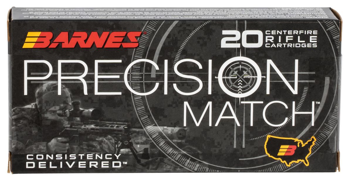 Barnes Bullets Precision Match .223 REM/5.56 NATO  85 GR OTM 20 Bx/ 1