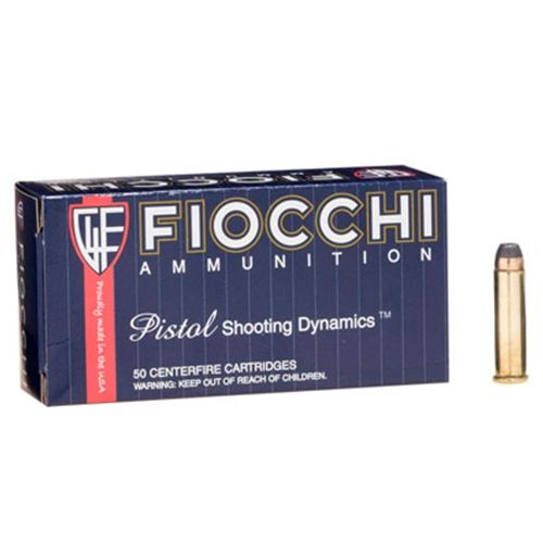 Fiocchi Shooting Dynamics .357 MAG 158 GR Copper Metal Jacket Flat Point 50rd box