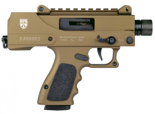 MasterPiece Arms 930DMG Defender 9mm Side Cocking TB Pistol Semi-Automatic 9mm