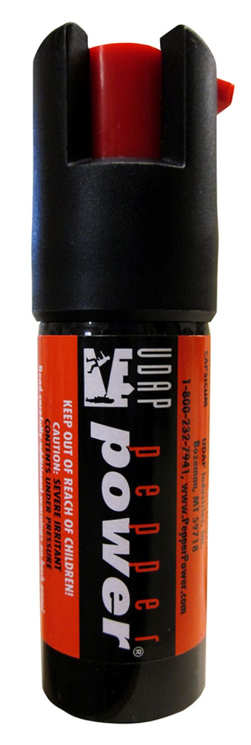 UDAP Pepper Spray Stream Spray .4oz/11g 10 Feet 10% OC Black