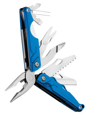 Leatherman Leap Tool 2.17 420HC Stainless Clip Point/Saw Blue