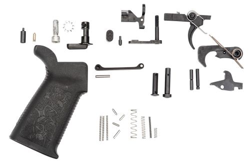 Spikes Lower Parts Kit Standard AR-15 Multi-Caliber Stainless Steel Bla
