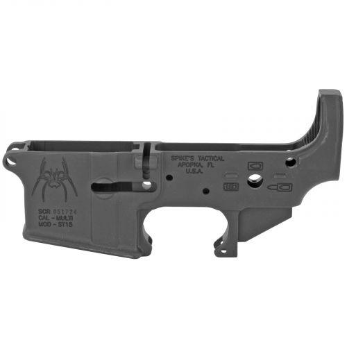 Spikes Tactical Spider AR-15 with Billet Markings 223 Remington/5.56 NATO Lower Receiver
