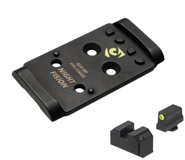 Night Fision Optic Plate and Night Sight