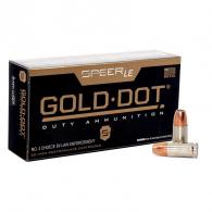 SPEER GLDDOT 9MM 115GDHP 50/10 - 53614 SPEER GLDDOT 9MM 115GDHP 50/10 - 53614