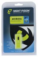 Night Fision Night Sight Set Square Century Canik TP9SF/TP9SF Elite/TP9SA Green Tritium w/Yellow Outline Black - CNK027003YGZ