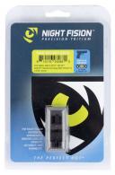 Night Fision SAW201007OGZ Night Sight Set Square Front/U-Notch Rear S&W M&P/SD9 VE/SD40 VE Green Tritium w/Orange Outline Black