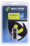 Night Fision SAW201007YGZ Night Sight Set Square Front/U-Notch Rear S&W M&P/SD9 VE/SD40 VE Green Tritium w/Yellow Outline Black - SAW201007YGZ