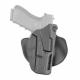 Model 7378 Safariland 7TS ALS Concealment Paddle Holster With Belt Loop Combo For Glock 43 With TLR-6 Plain Black Right Hand
