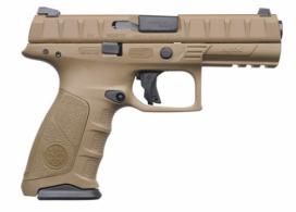 Beretta APX 9MM FULL Flat Dark Earth 4.9" 17+1 FS 3 INTERCHANGEABLE BACKSTRAPS - JAXF92105