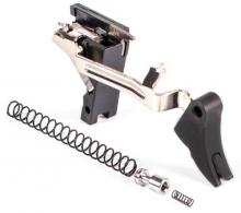 ZEV Pro Trigger Drop-In Kit with Black Safety Compatible with For Glock 17, 17L, 19, 26, 34 Gen 1-3 Curved - CFTPRODRP3G9BB