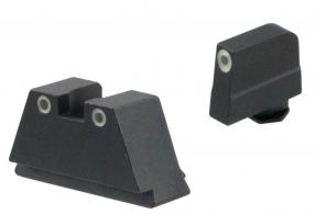 AmeriGlo Tall Suppressor Height Sight Fits Glock (Except 42) Tritium Green Tritium w/White Outline Front Tritium Green Tr - GL349 AmeriGlo Tall Suppressor Height Sight Fits Glock (Except 42) Tritium Green Tritium w/White Outline Front Tritium Green Tr - GL349