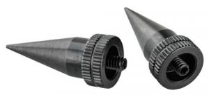 Accu-Tac LR-10 Spike Set Bi-Pod Feet Aluminum Black - LRS-0200 Accu-Tac LR-10 Spike Set Bi-Pod Feet Aluminum Black - LRS-0200
