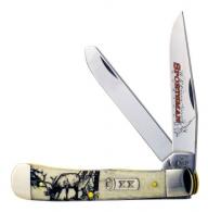 Case Sportsman Trapper Folder 3.25"/3.27" Stainless Steel Clip Point/Spey Bone - 50438