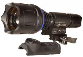 Aimshot TZ980 With Rail Mount LED 400 Lumens White CR123A Lithium (2) Aluminum Black - TZ980WH