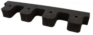 SME SMEMGR Magnet Gun Rest Black High Density Foam, Holds Guns Or Fishing Poles - 220