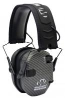 Walker's Razor Slim Electronic Muff Polymer 23 dB Over the Head Carbon Gray Ear Cups with Black Headband Adult - GWPRSEMCARB Walker's Razor Slim Electronic Muff Polymer 23 dB Over the Head Carbon Gray Ear Cups with Black Headband Adult - GWPRSEMCARB