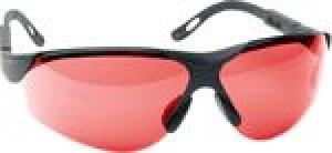 Walkers GWPXSGLVER Shooting Glasses Elite Shooting/Sporting Glasses Black Frame Polycarbonate Vermillion Lens - 220