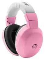 Walker's Passive Infant Muff Plastic 20 dB Over the Head Pink Ear Cups with White Headband Youth - GWPINFMPK