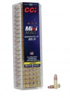 CCI MINI MAG 22LR 40gr Segmented HP 100rd box - 36CC CCI MINI MAG 22LR 40gr Segmented HP 100rd box - 36CC