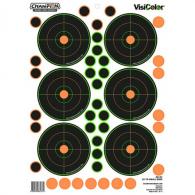 Champion Targets 46133 VisiColor Adhesive Targets 25-Yard Small Bore Circle 5PK - 526