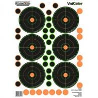 Champion Targets 46133 VisiColor Adhesive Targets 25-Yard Small Bore Circle 5PK