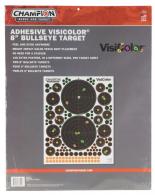 Champion Targets VisiColor Variety Pack Self-Adhesive Paper Bullseye Orange/Black 5 Pack - 46137
