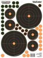 Champion Targets VisiColor Adhesive Targets Bullseye/Sight-In Variety 5PK - 46138 Champion Targets VisiColor Adhesive Targets Bullseye/Sight-In Variety 5PK - 46138