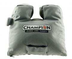 Champion Targets Shooting Bag Front Bag Gray w/Black Panels - 40893 Champion Targets Shooting Bag Front Bag Gray w/Black Panels - 40893
