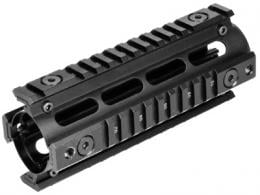 NCStar Quad Rail For Carbine Weaver Style Matte Black - MAR4S NCStar Quad Rail For Carbine Weaver Style Matte Black - MAR4S