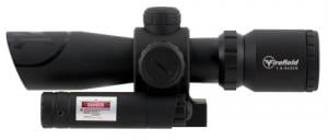 Firefield Barrage w/ Picatinny/Red Laser 1.5-5x 32mm Obj 42-14.7 ft @ 100 yds FOV Tube Bl Matte Illuminated