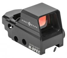 Sightmark Ultra Shot R-Spec 1x 33x24mm Obj Illuminated 4 Pattern Red/Green Black Matte CR123A Lithium