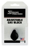 Seekins Precision Low Profile Adjustable Gas Block 1.37" x .94" Black Melonite