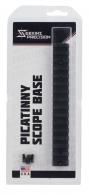 Seekins Precision MOA Scope Base #8 with 20MOA Remington 700 Short Action 1-Piece Black Matte Anodized - 0010710021