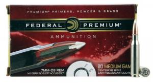 Federal Premium 7mm-08 Rem 140 gr Nosler Accubond (AB) 20 Bx/ 10 Cs - P708A1