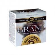 Federal GMT1758 Premium Gold Medal Grand Paper 12 GA 2.75" 1 oz 8 Round 25 Bx/ Cs - 10 Federal GMT1758 Premium Gold Medal Grand Paper 12 GA 2.75" 1 oz 8 Round 25 Bx/ Cs - 10