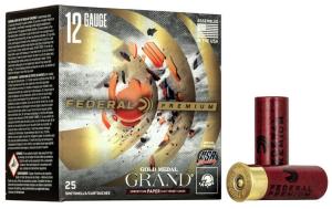 Federal Premium Gold Medal Grand Paper 12 GA 2.75" 1-1/8 oz #8 shot 25rd box - GMT1178 Federal Premium Gold Medal Grand Paper 12 GA 2.75" 1-1/8 oz #8 shot 25rd box - GMT1178