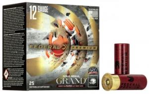 Federal Premium Gold Medal Grand Paper 12 GA 2.75" 1-1/8 oz #8 shot 25rd box