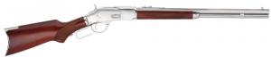 Taylors and Company 1873 357 Mag 10+1 20" Walnut Pistol Grip Stock White Heat Treated Silver Right Hand - 213W03 Taylors and Company 1873 357 Mag 10+1 20" Walnut Pistol Grip Stock White Heat Treated Silver Right Hand - 213W03