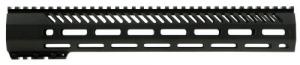 Mission First Tactical Tekko AR Free Float M-Lok Rail System 13.5" 6061 Aluminum Black Hard Coat Anodized - TMARFF13MRS