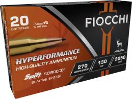 Fiocchi Extrema 270 Win 130 gr Scirocco II 20 Bx/ 10 Cs - 270SCA Fiocchi Extrema 270 Win 130 gr Scirocco II 20 Bx/ 10 Cs - 270SCA