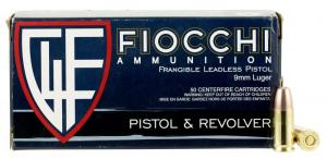 Fiocchi Shooting Dynamics 9mm 100 GR Non-Tox Frangible 50 Bx/ 20 Cs - 9FRANG