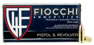 Fiocchi Shooting Dynamics 9mm 100 GR Non-Tox Frangible 50 Bx/ 20 Cs