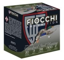 Fiocchi Waterfowl Steel 20 Gauge Ammo  3 inch  7/8 oz #2  25 Round Box
