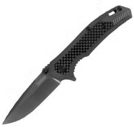 Kershaw 8310 Fringe Folder 3" 8Cr13MoV Stainless Steel TiCN Gray Drop Point Stainless Steel TiCN Gray - 280