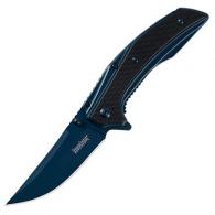 Kershaw 8320 Outright Folder 3" 8Cr13MoV Stainless Steel Blue Trailing Point Stainless Steel Blue/G10 Black - 280 Kershaw 8320 Outright Folder 3" 8Cr13MoV Stainless Steel Blue Trailing Point Stainless Steel Blue/G10 Black - 280