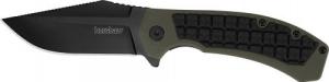 Kershaw 8760 Faultline Folder 3" 8Cr13MoV Stainless Steel Black Oxide Clip Point Nylon OD Green - 280 Kershaw 8760 Faultline Folder 3" 8Cr13MoV Stainless Steel Black Oxide Clip Point Nylon OD Green - 280