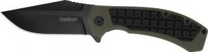 Kershaw 8760 Faultline Folder 3" 8Cr13MoV Stainless Steel Black Oxide Clip Point Nylon OD Green - 280