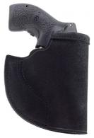Galco PRO158B Pocket Protector Black Leather Fits Charter Arms Undercover Fits S&W J Frame 2.25" Fits Taurus 327 Ambidextrous Ha - 158