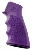 Hogue 15006 OverMolded Grip Cobblestone Purple Rubber with Finger Grooves for AR-15, M16 - 131 Hogue 15006 OverMolded Grip Cobblestone Purple Rubber with Finger Grooves for AR-15, M16 - 131